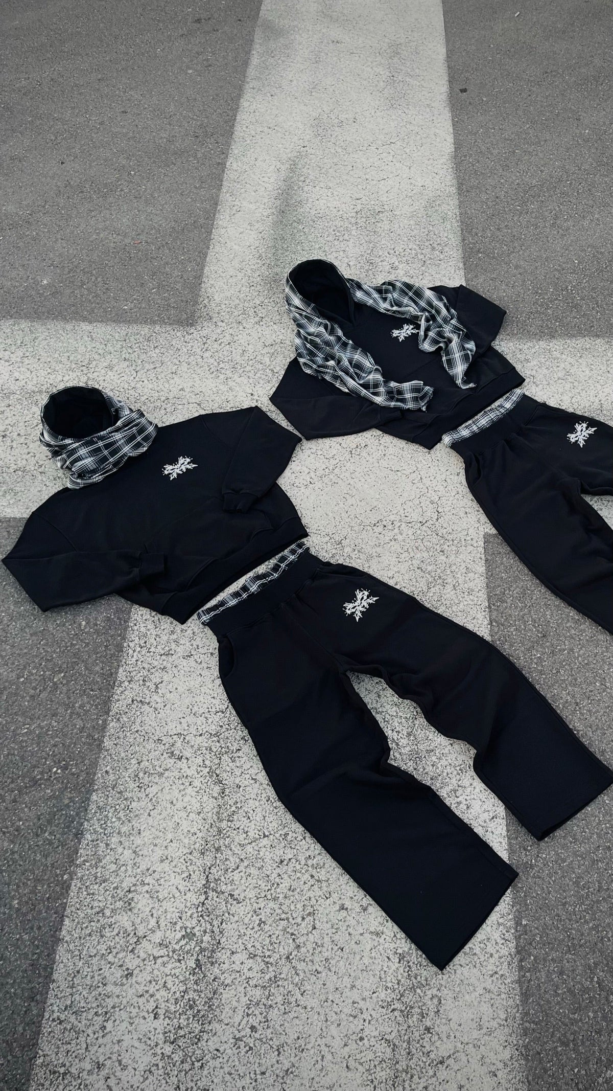 CrazySociety hero look 3 — flat lay